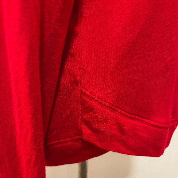 Athleta Womens Red Long Sleeve Crew Neck Athletic Pullover Top Size Small - Picture 11 of 12